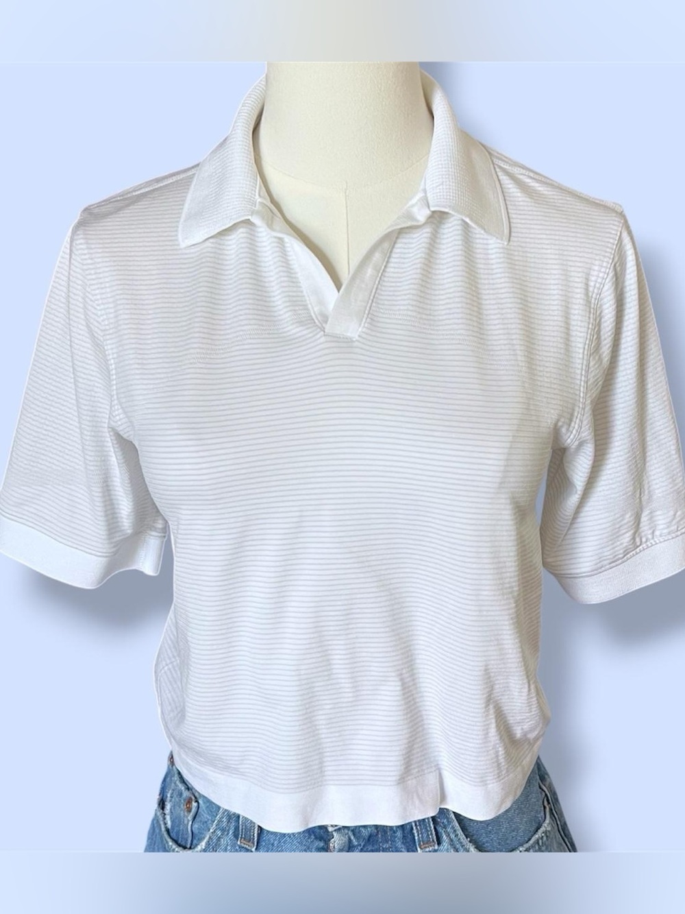 Lululemon Swiftly Tech Relaxed-Fit Polo Shirt in white